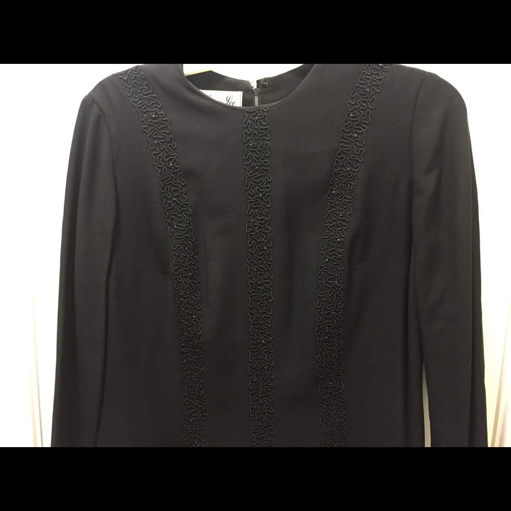 VINTAGE Black Crepe Dress from 50’s 😯🤭😃